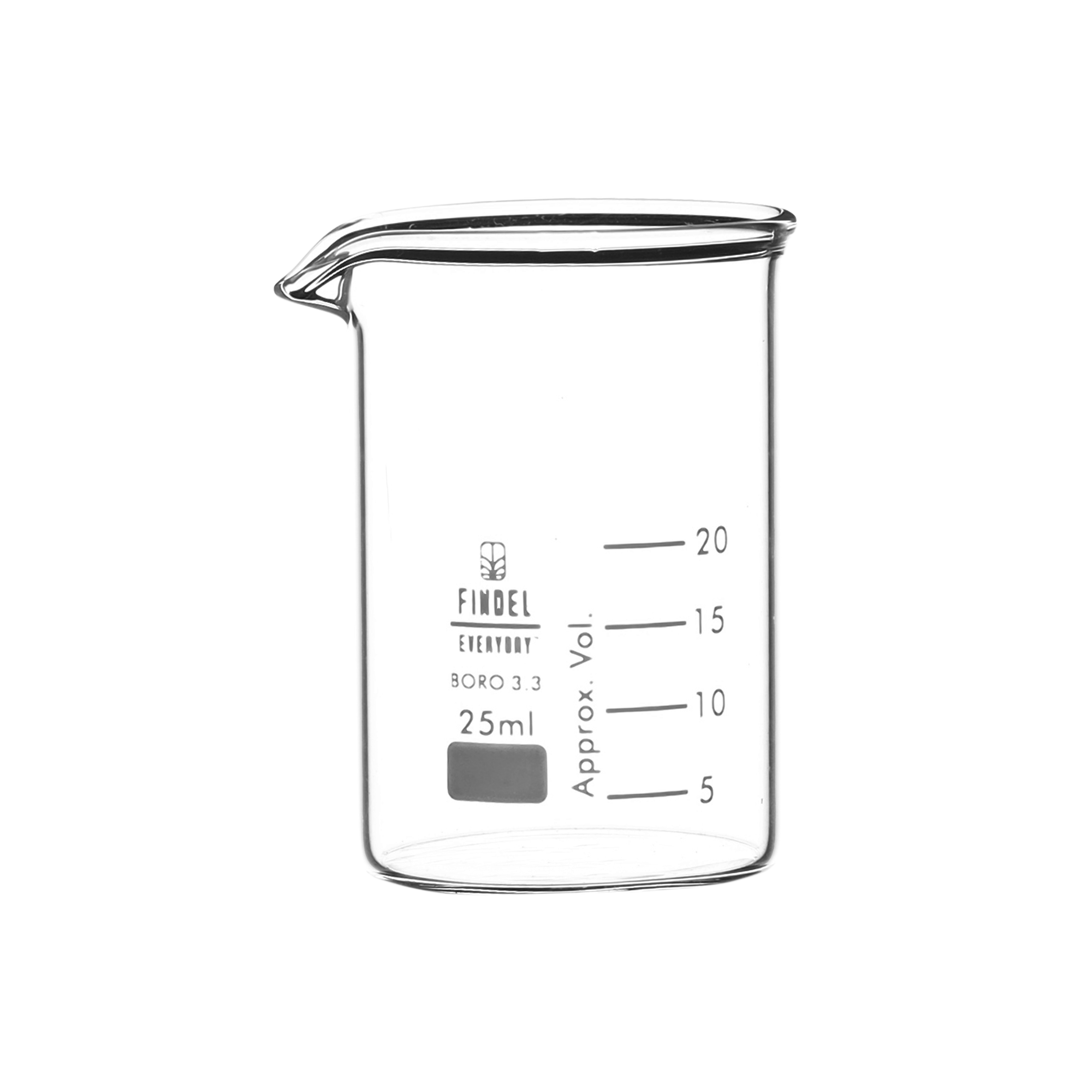 FE056519 Findel Everyday Glass Beakers Squat Form Findel fe056519-findel-everyday-glass-beakers-squat-form-findel