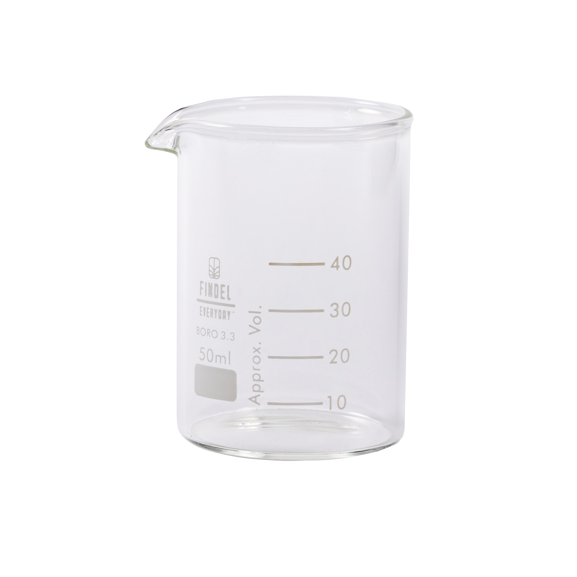 PP056519AB - Findel Everyday Glass Beakers, Squat Form - 50ml - Pack of ...