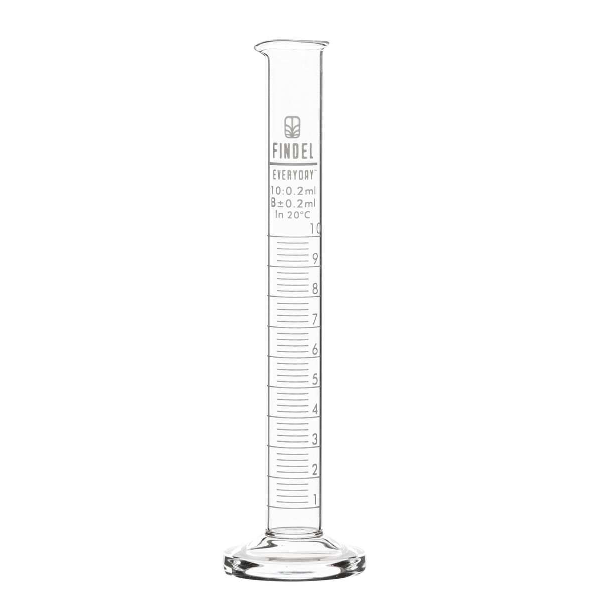 Findel Everyday Glass Measuring Cylinder - 10ml - Pack of 10 ...