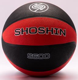 SHOSHIN Training Basketball - Red/Black - Size 6