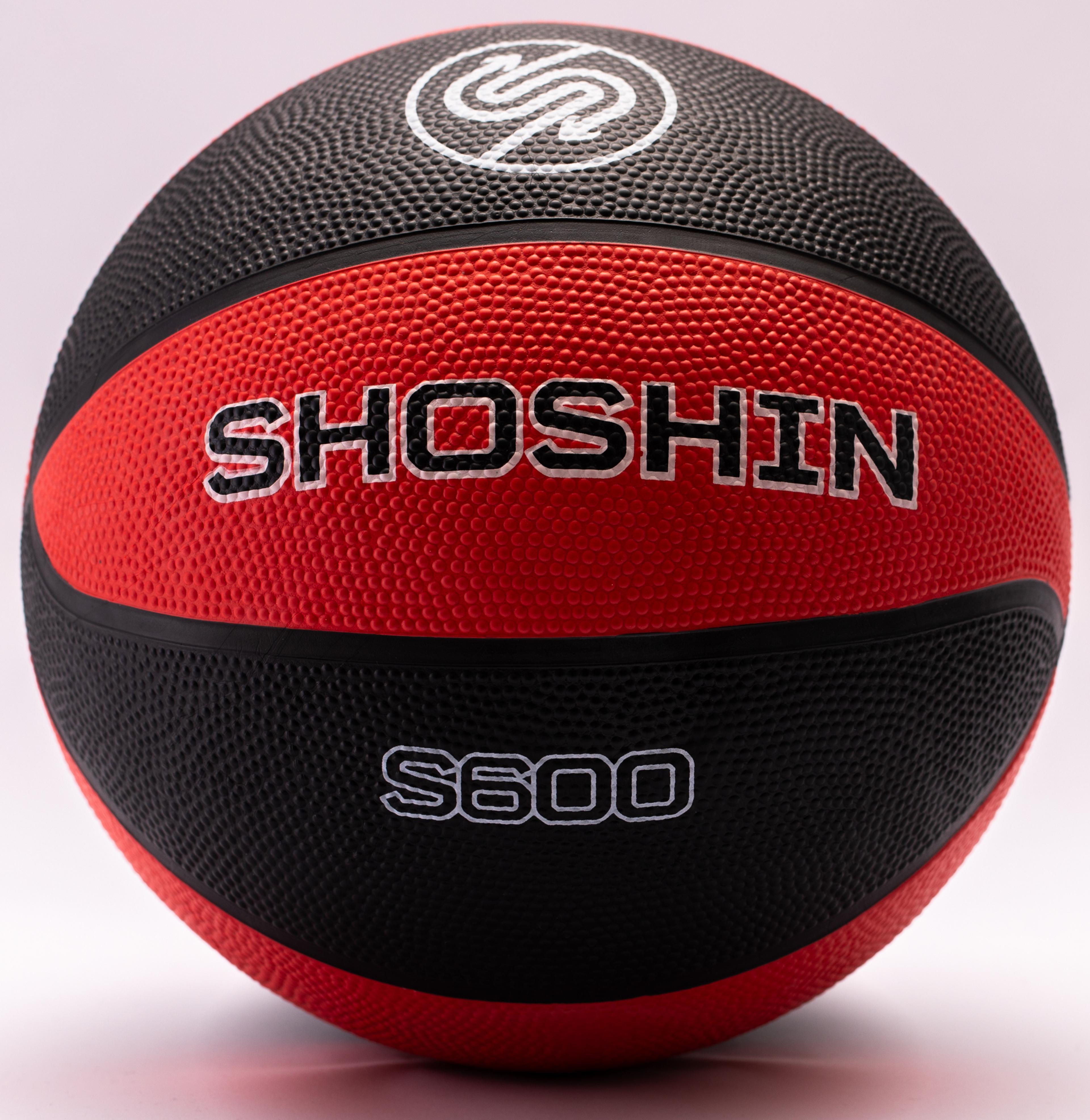 SHOSHIN Training Basketball - Red/Black - 6