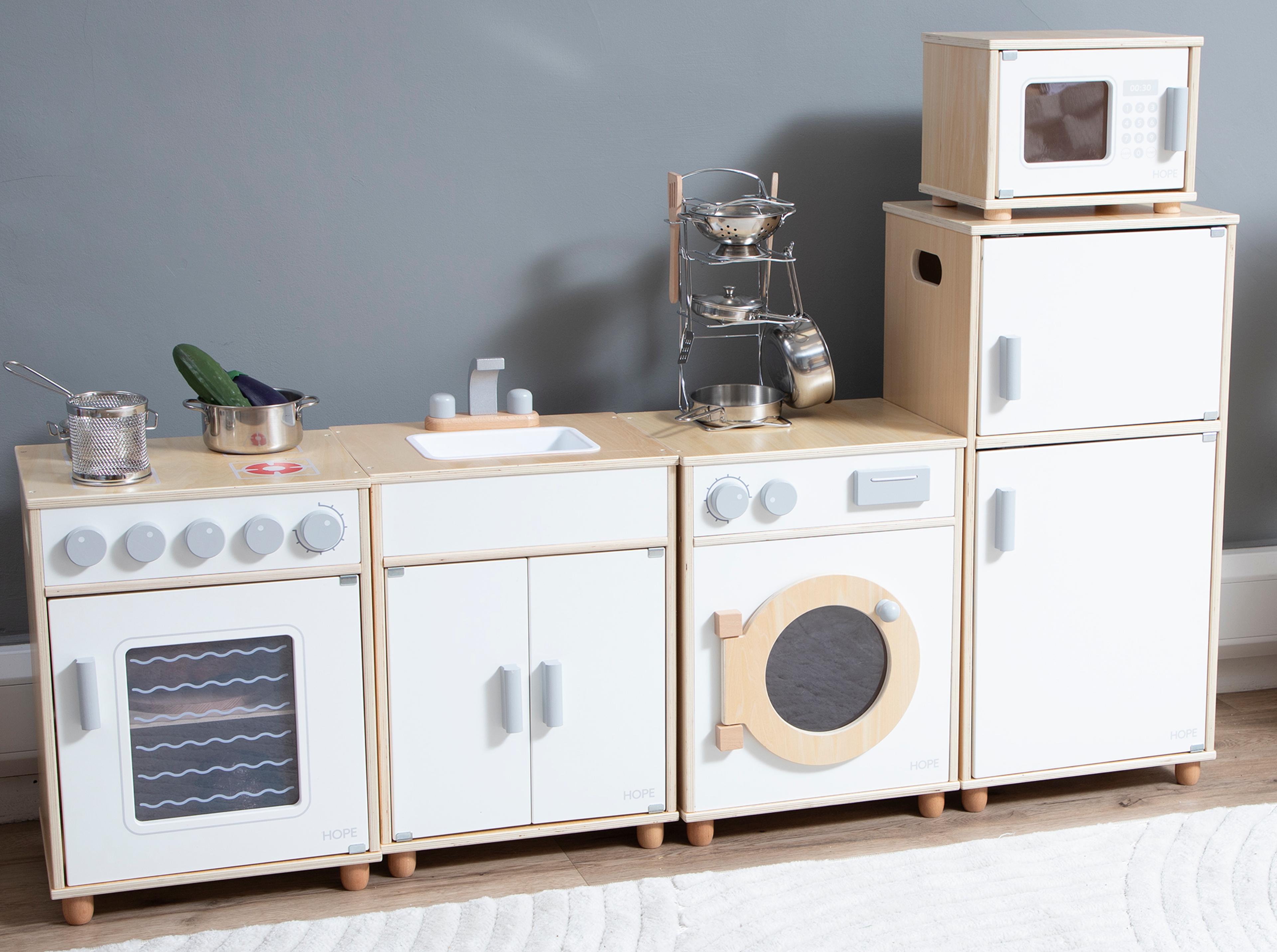 White 5 Piece Kitchen Set from Hope Education 