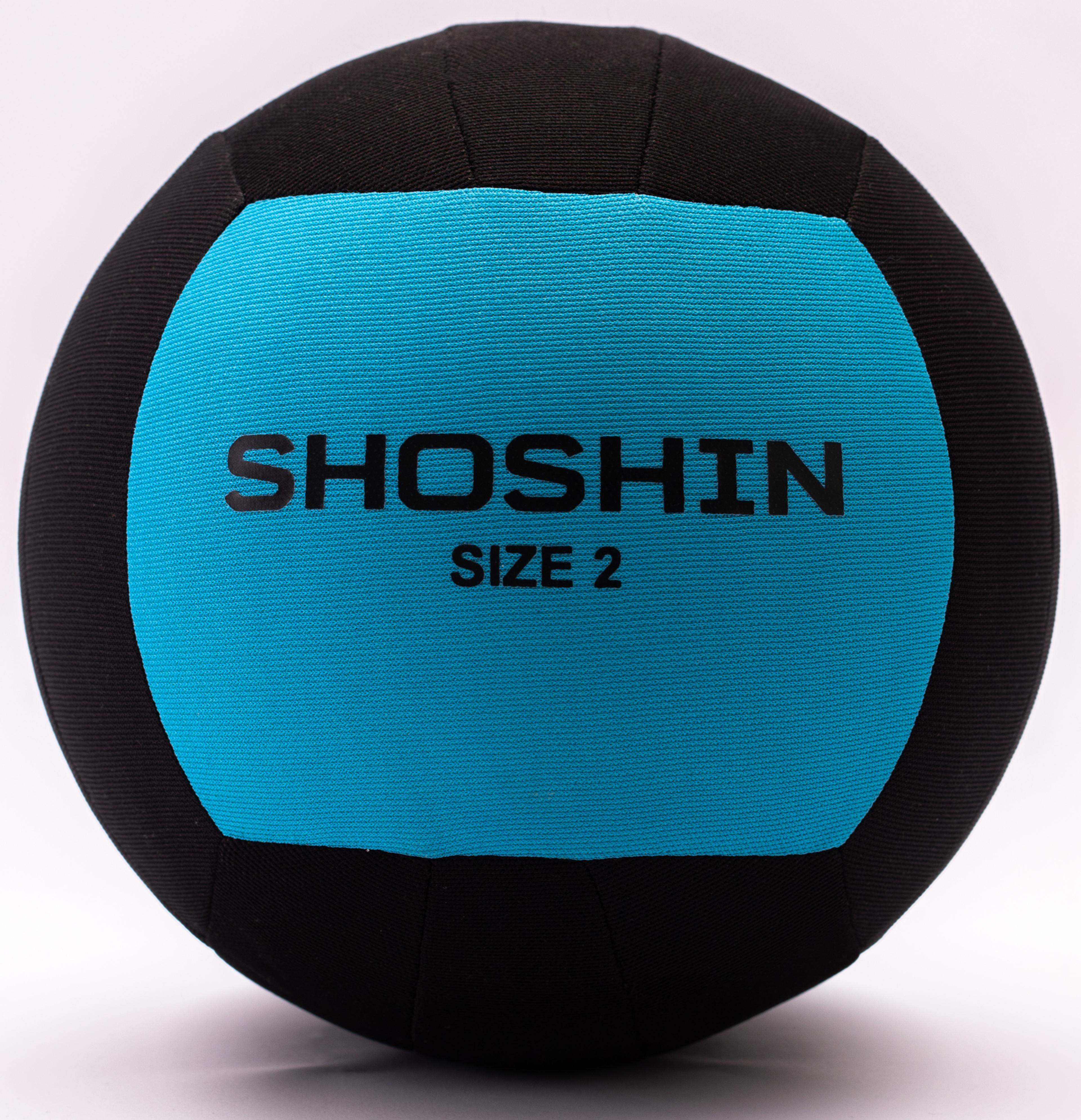 SHOSHIN Non-Sting Dodgeball - Blue/Black - Size 2 (6in)
