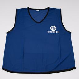 SHOSHIN Plain Mesh Training Bibs - Youth - Blue - Pack of 10