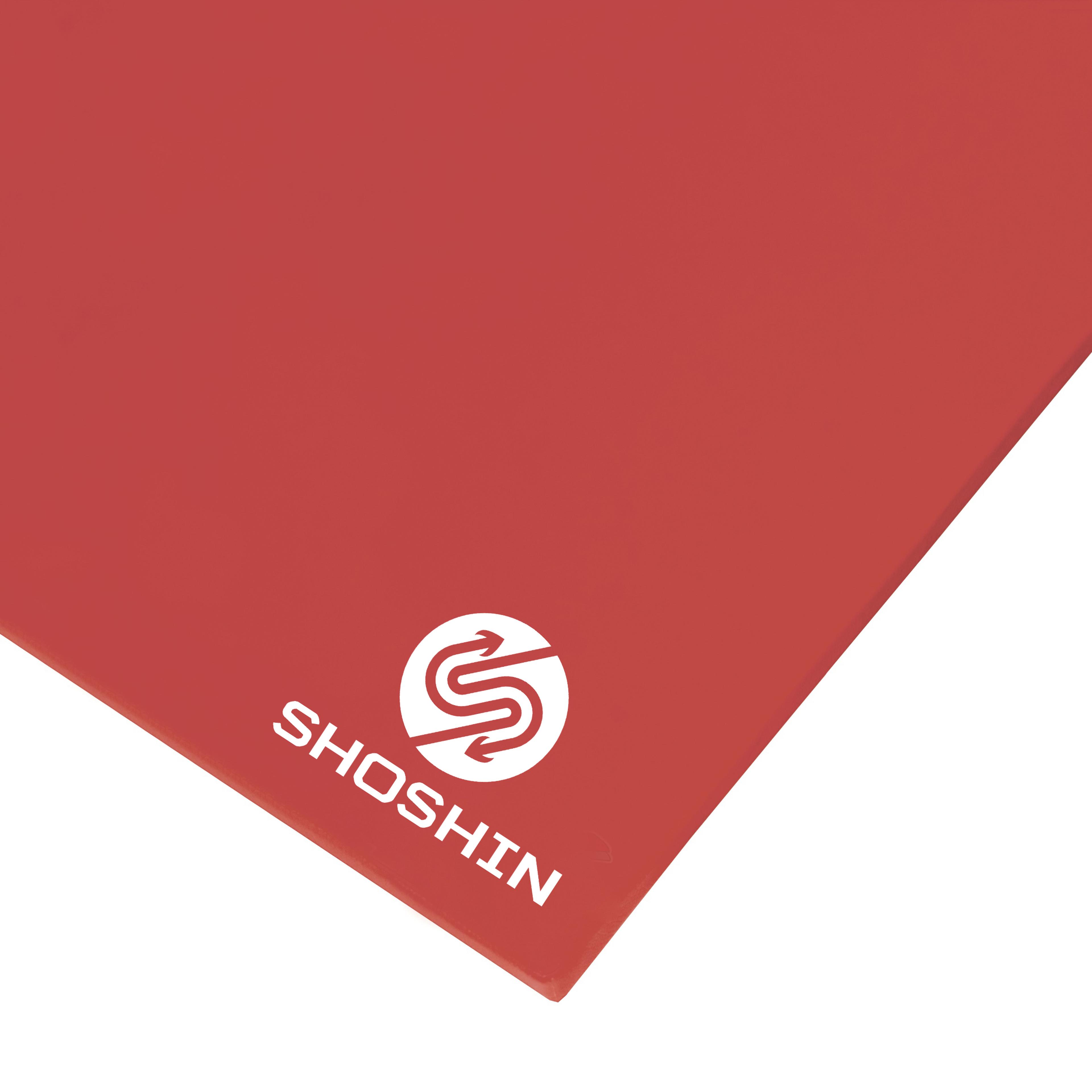 SHOSHIN Lightweight Gym Mats - 1830 x 1220 x 32mm - Standard Red