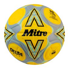 Mitre Delta One - Yellow - Size 4 - Pack of 12 with Bag 