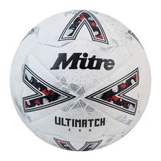 Mitre Ultimatch Evo - White - Size 3 - Pack of 12 with Bag