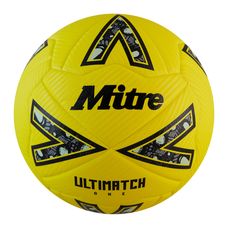 Mitre Ultimatch One Football - Yellow - Size 3 - Pack of 12 with Bag