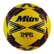 Mitre Impel One Football - FLUO YELLOW/RED - Size 3 - Pack of 12 with Bag