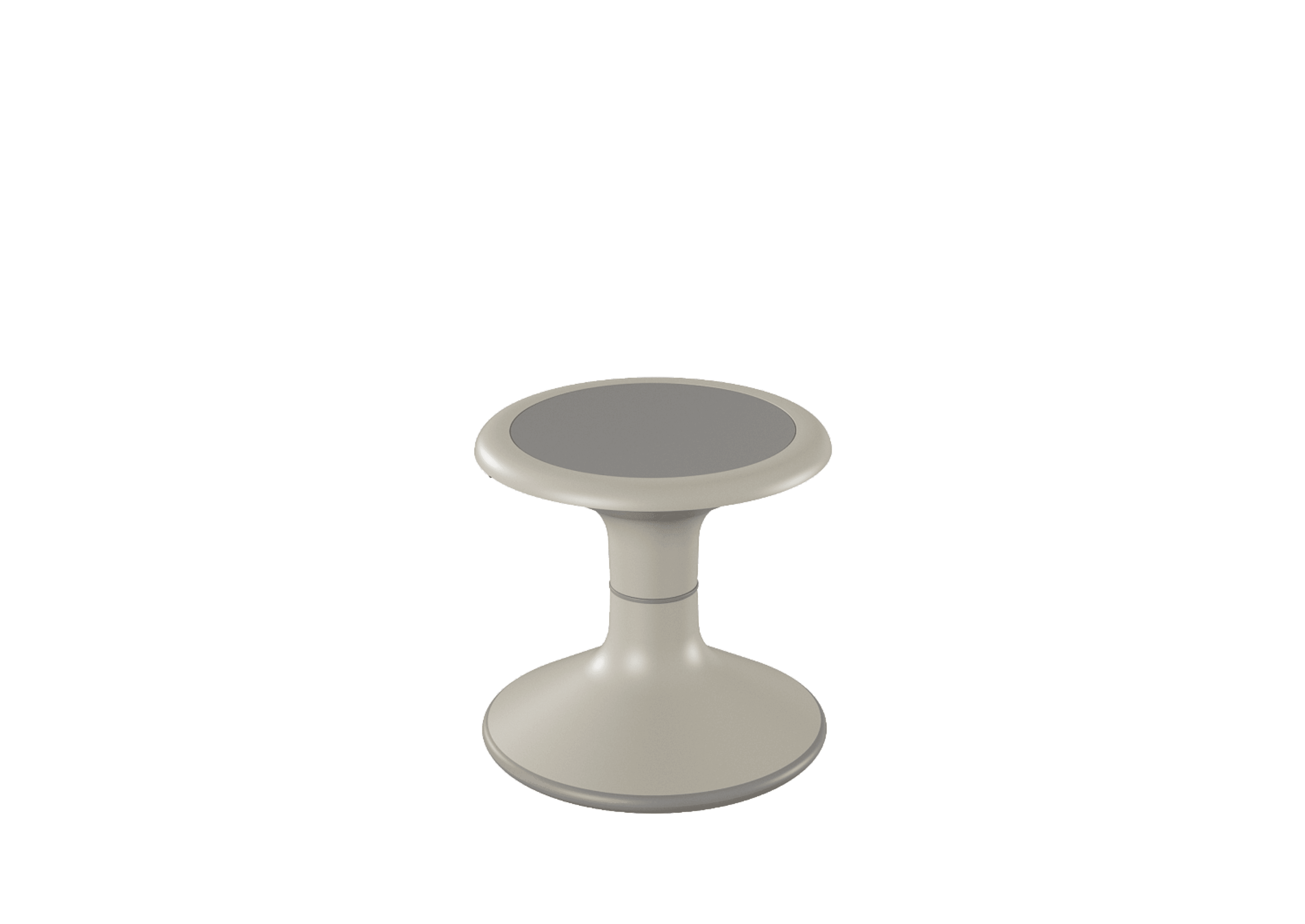 稀少品　EI STOOL SHEET ND PATCH ver. A Granite stool in terracotta chenille and solid ash wood with