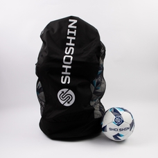 SHOSHIN Education Football - White/Blue - Size 3 - Pack of 12 with Bag