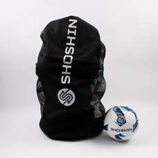 SHOSHIN Education Football - White/Blue - Size 4 - Pack of 12 with Bag
