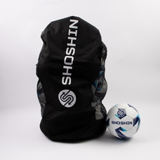SHOSHIN Education Football - White/Blue - Size 5 - Pack of 12 with Bag