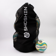 SHOSHIN Training Football - Cyan/White/Yellow - Size 3 - Pack of 12 with Bag