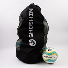 SHOSHIN Training Football - Cyan/White/Yellow - Size 4 - Pack of 12 with Bag