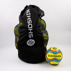 SHOSHIN Training Football - Yellow/Blue/Red - Size 3 - Pack of 12 with Bag 