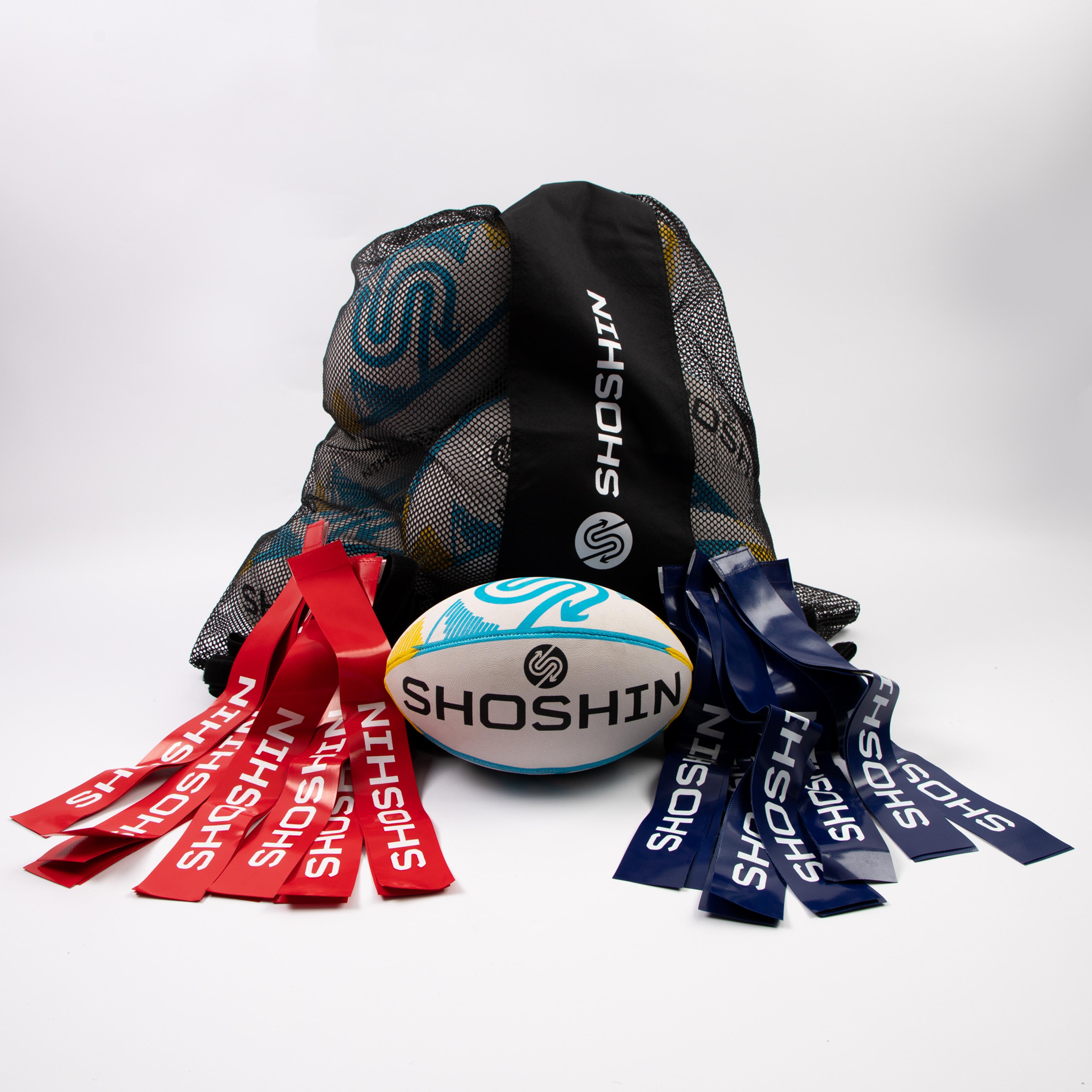 SHOSHIN Tag Rugby Game Kit - Blue/Red - Size 3