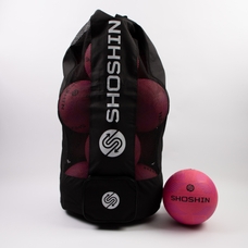 SHOSHIN Training Netball - Pink - Size 5 - Pack of 8 with Bag