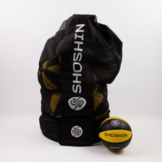 SHOSHIN Training Basketball - Yellow/Black - Size 3 - Pack of 6 with Bag 