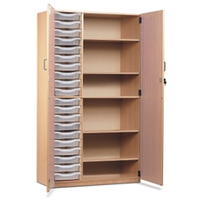Classmates 20 Single Tray Full Door Storage Cupboard