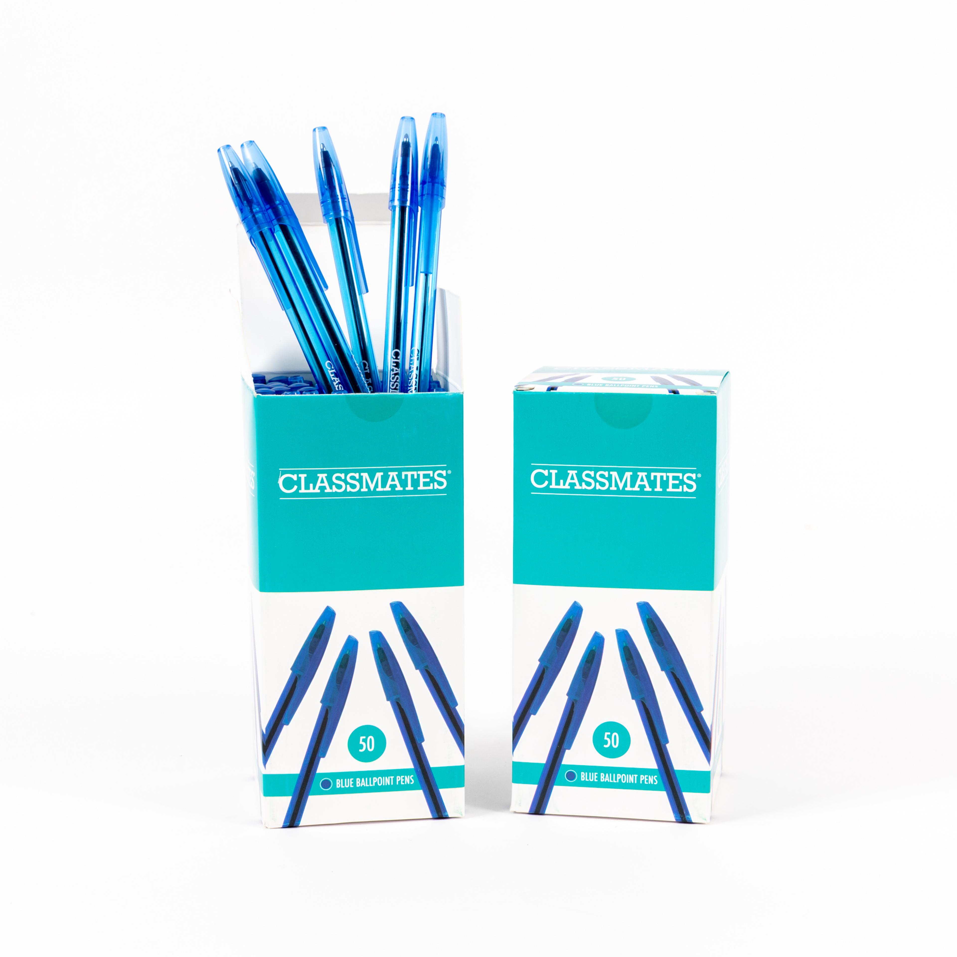 Classmates Ballpoint Pen - Pack of 100 - Blue
