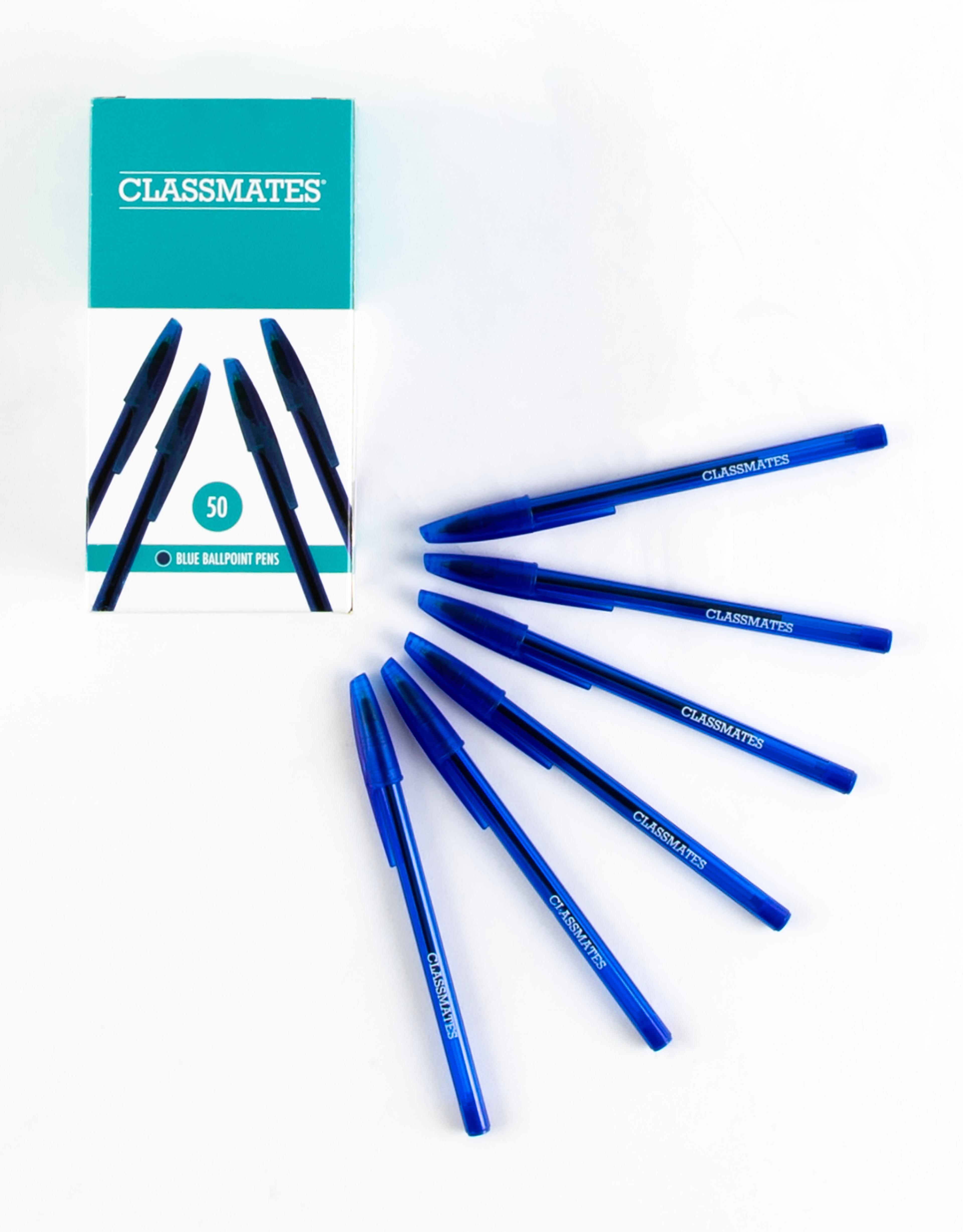 Classmates Ballpoint Pen - Pack of 100 - Blue