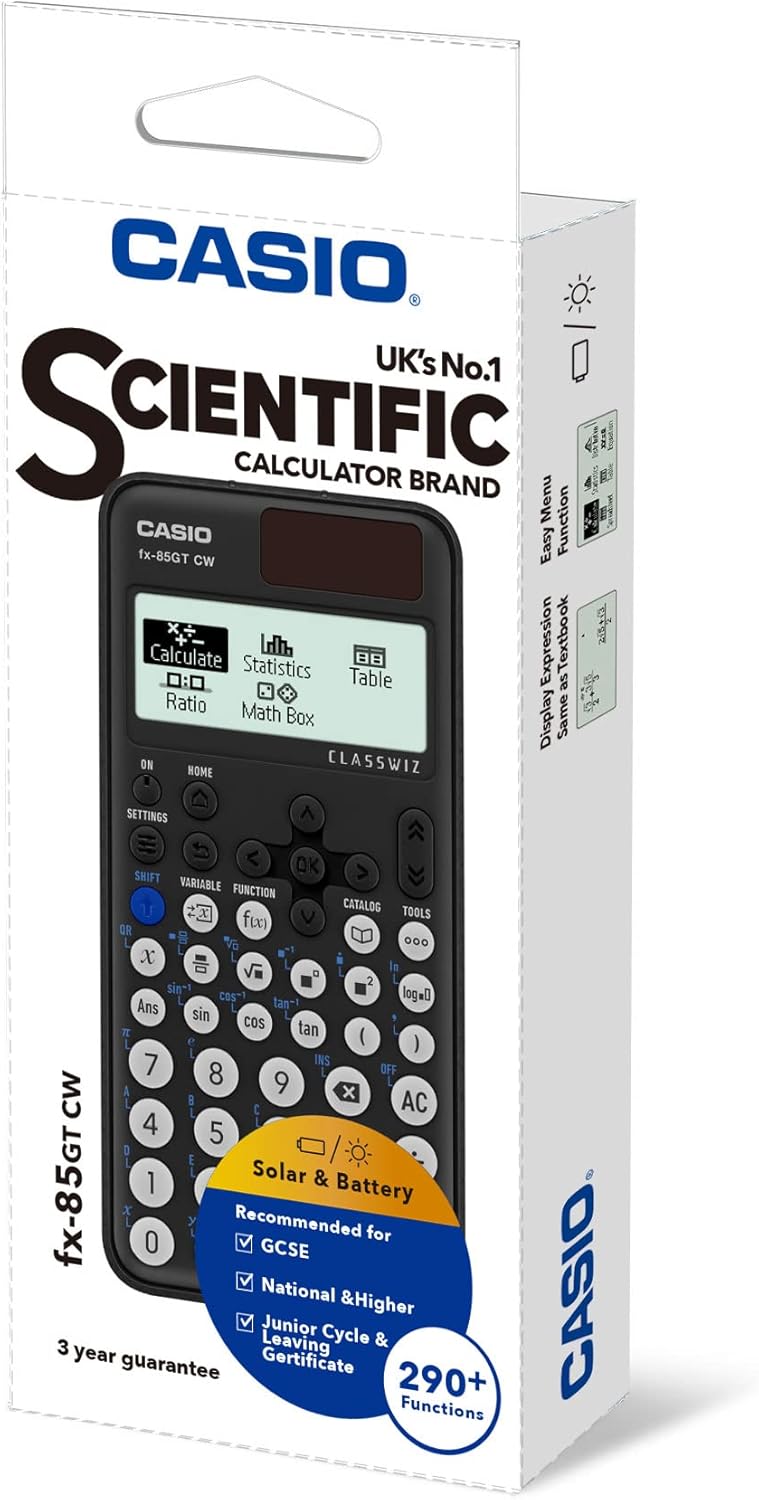 CP057440 Casio FX-85GT CW Scientific Calculator Pack of 10
