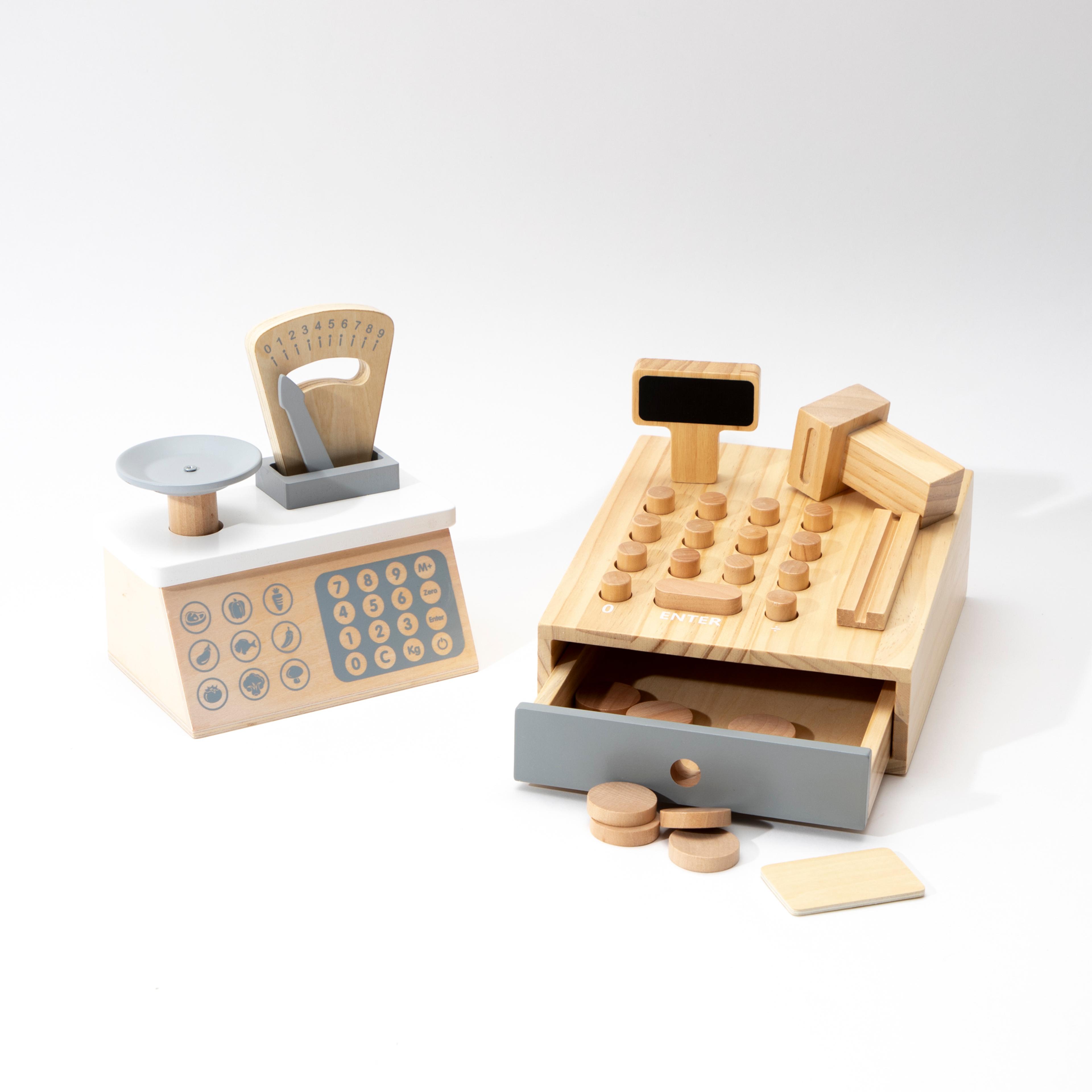 Wooden Till and Weighing Scales Offer from Hope Education 