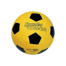 Spordas Super-Safe Football - Yellow/Black - Size 2 (Midi) - Pack of 5