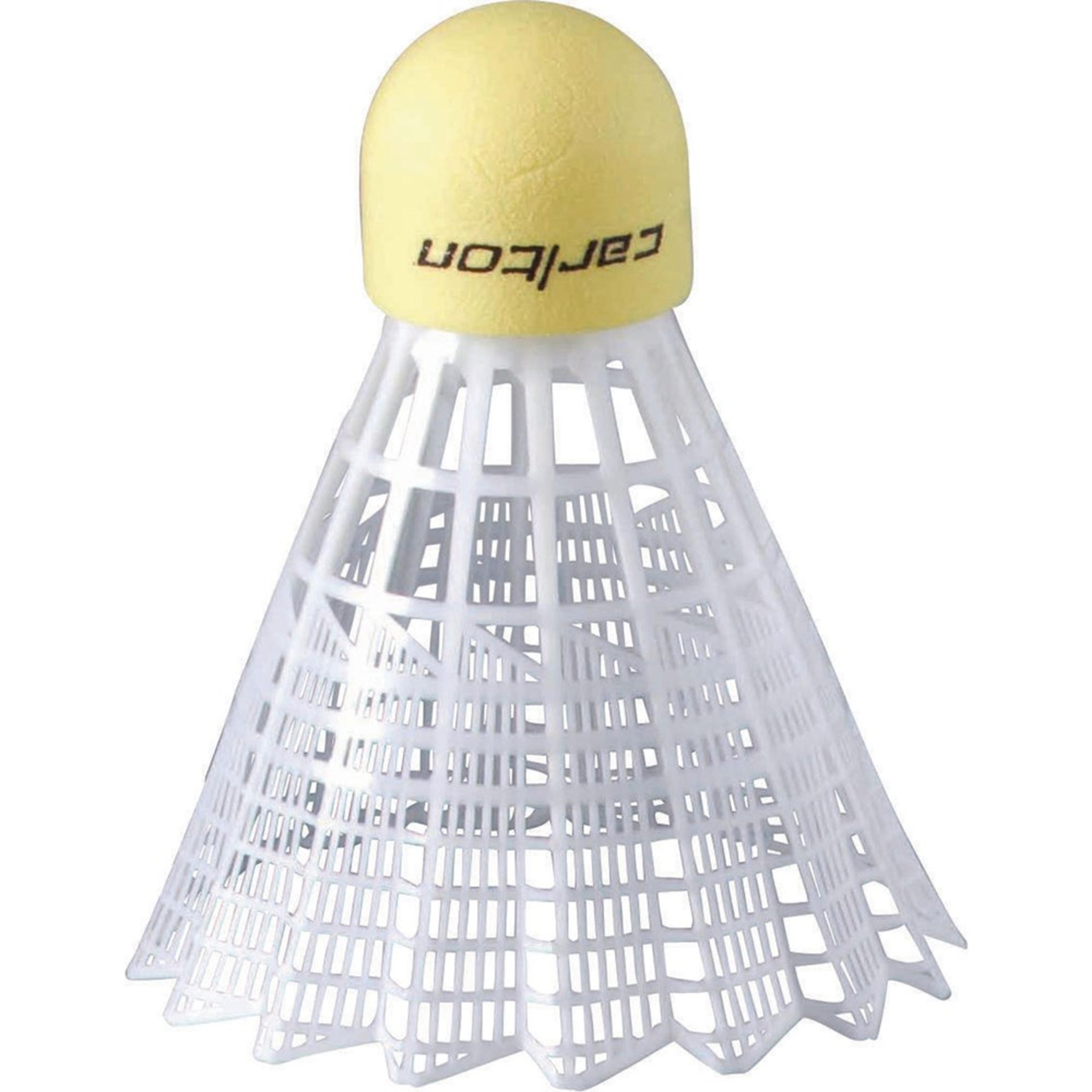 Carlton C100 Shuttlecocks - White - Medium - Pack of 12