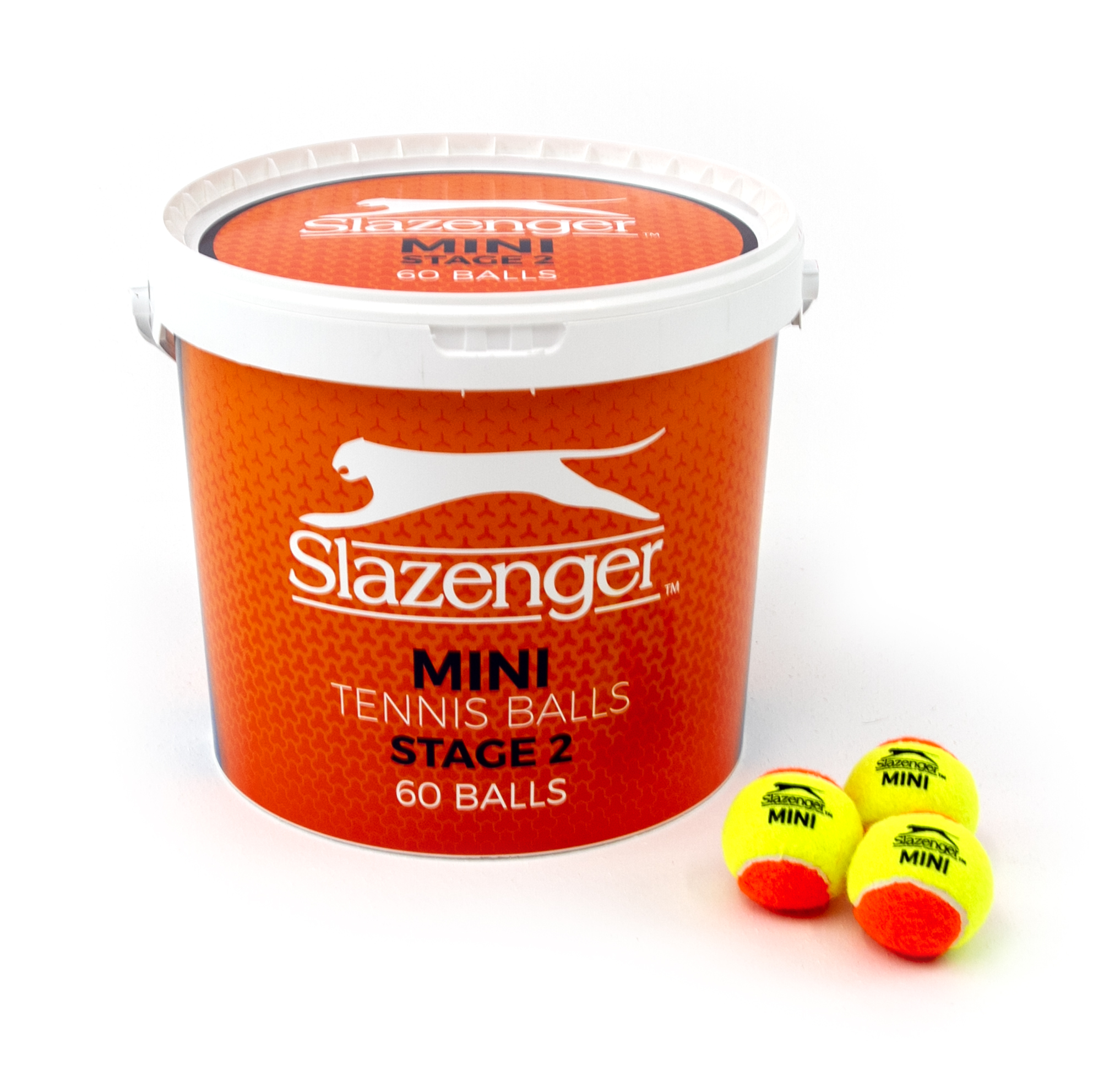Slazenger Mini Tennis Balls - Orange Stage - Pack of 180