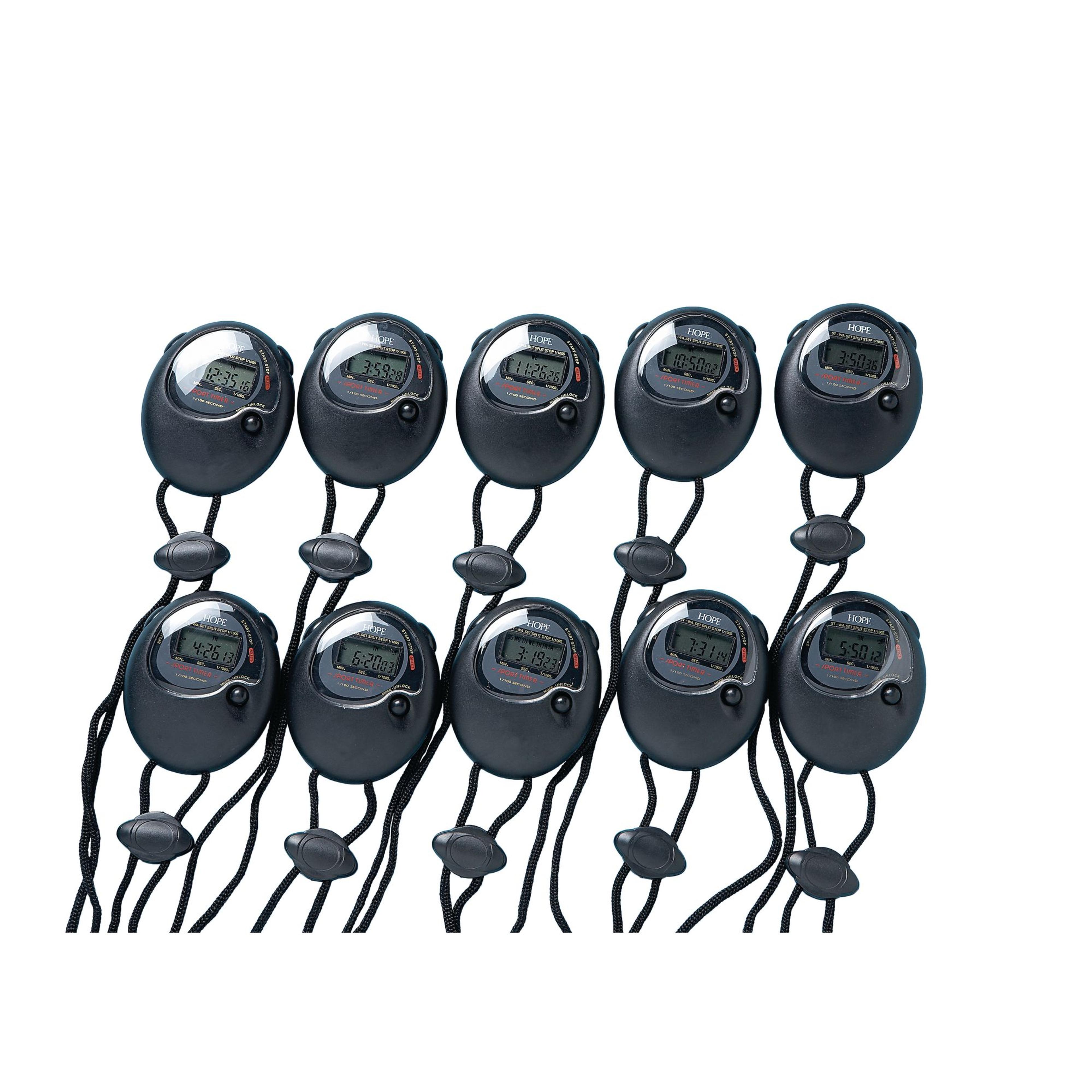 Stopwatch from Hope Education - Black - Pack of 10