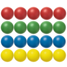 Foam Ball Pack - Assorted - 70mm - Pack of 20