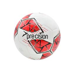 Precision Fusion FIFA Basic Training Football - 5 - White/Red/Grey/Black