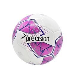 Precision Fusion FIFA Basic Training Football - 5 - White/Pink/Purple/Grey