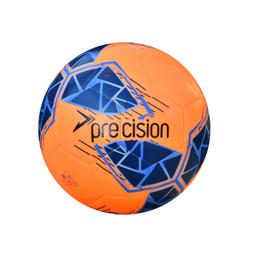 Precision Fusion FIFA Basic Training Football - 3 - Fluo Orange/Blue/Royal/Grey