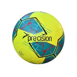 Precision Fusion FIFA Basic Training Football - 4 - Fluo Yellow/Teal/Cyan/Red