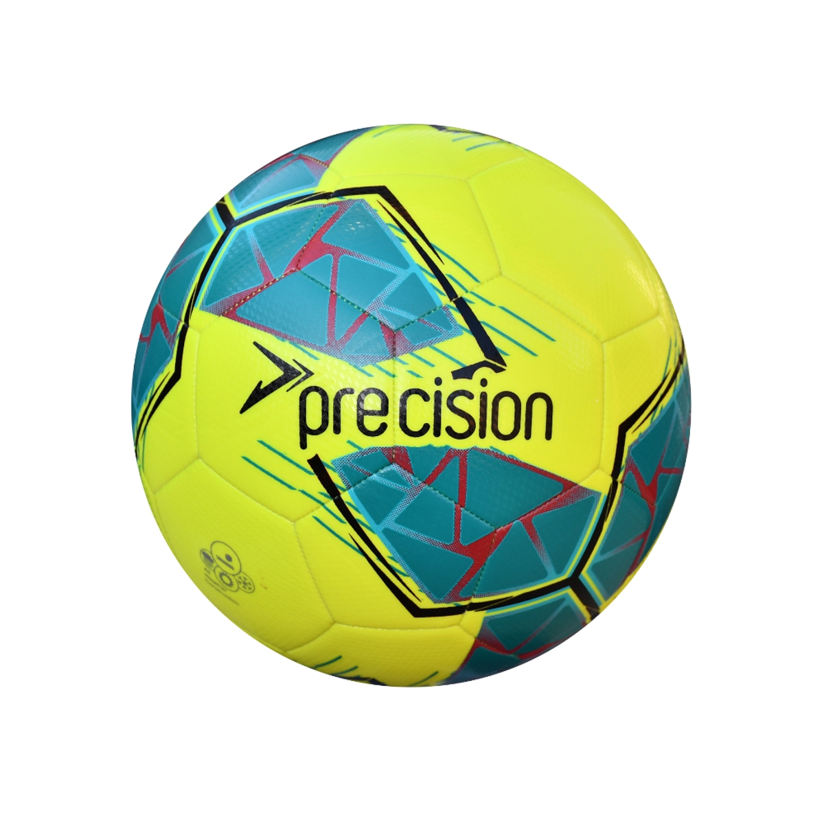 Precision Fusion FIFA Basic Training Football - 3 - Fluo Yellow/Teal ...
