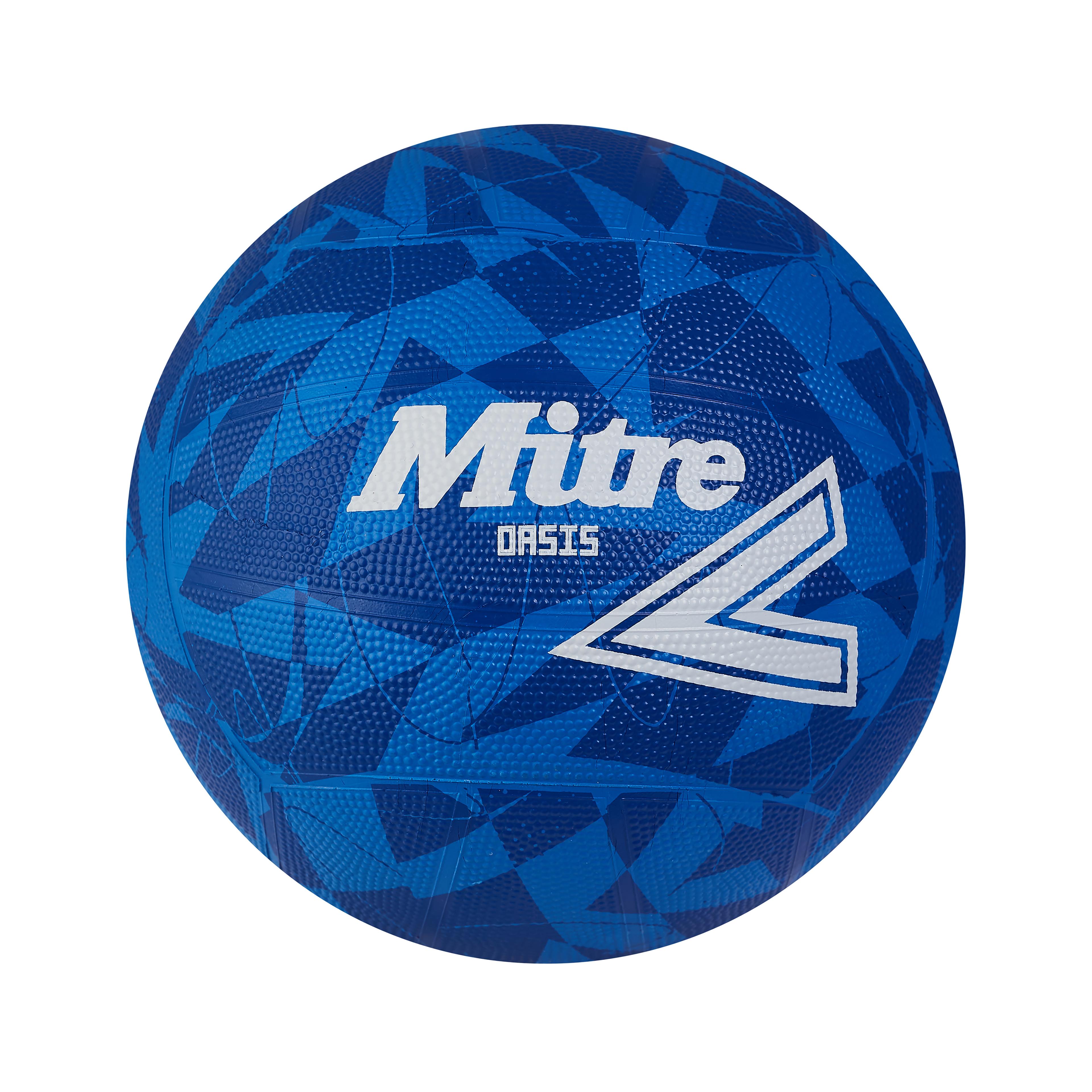 Mitre Oasis Training Netball - Blue/White - 4