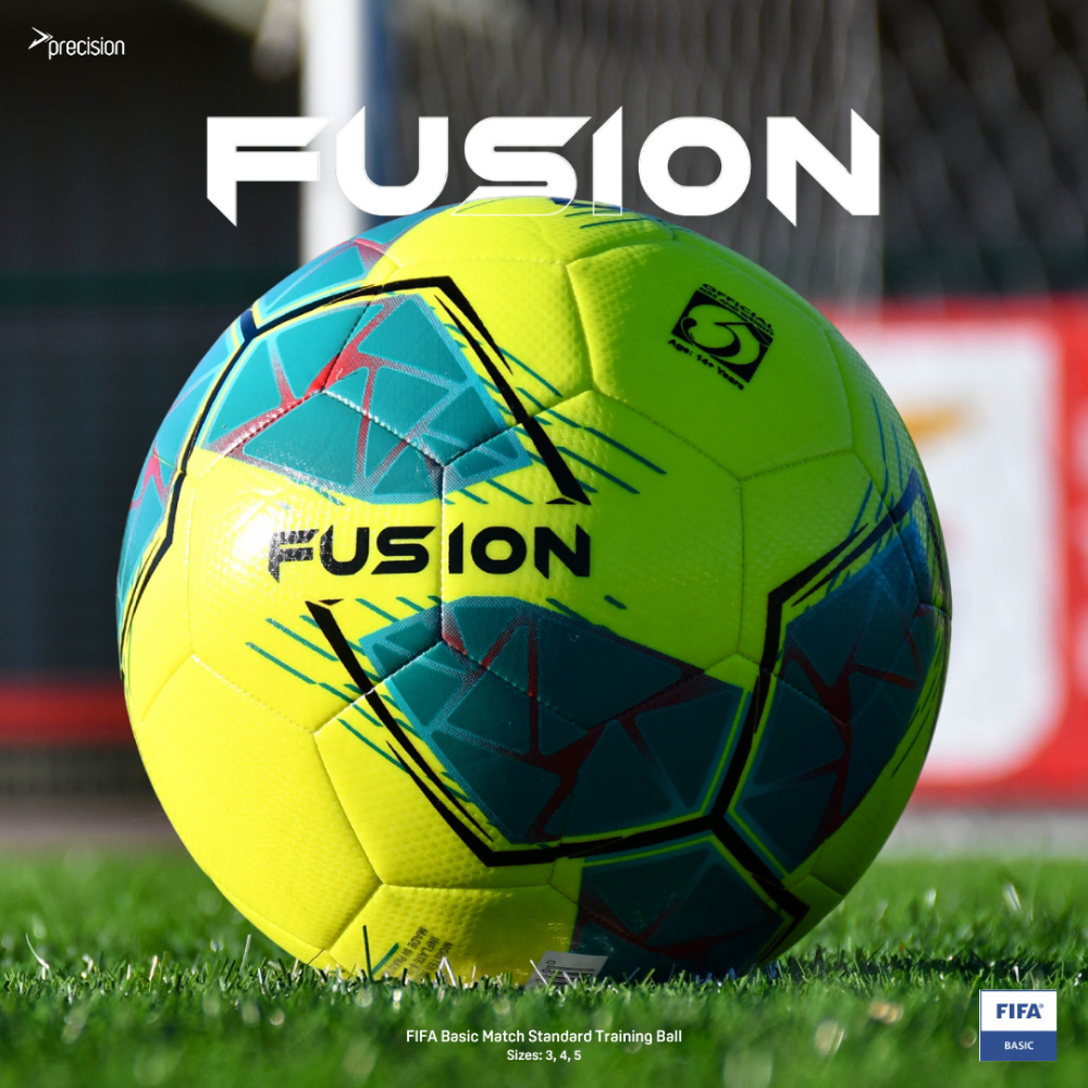 Precision Fusion FIFA Basic Training Ball Yellow Size Pack of 10  with FREE BAG