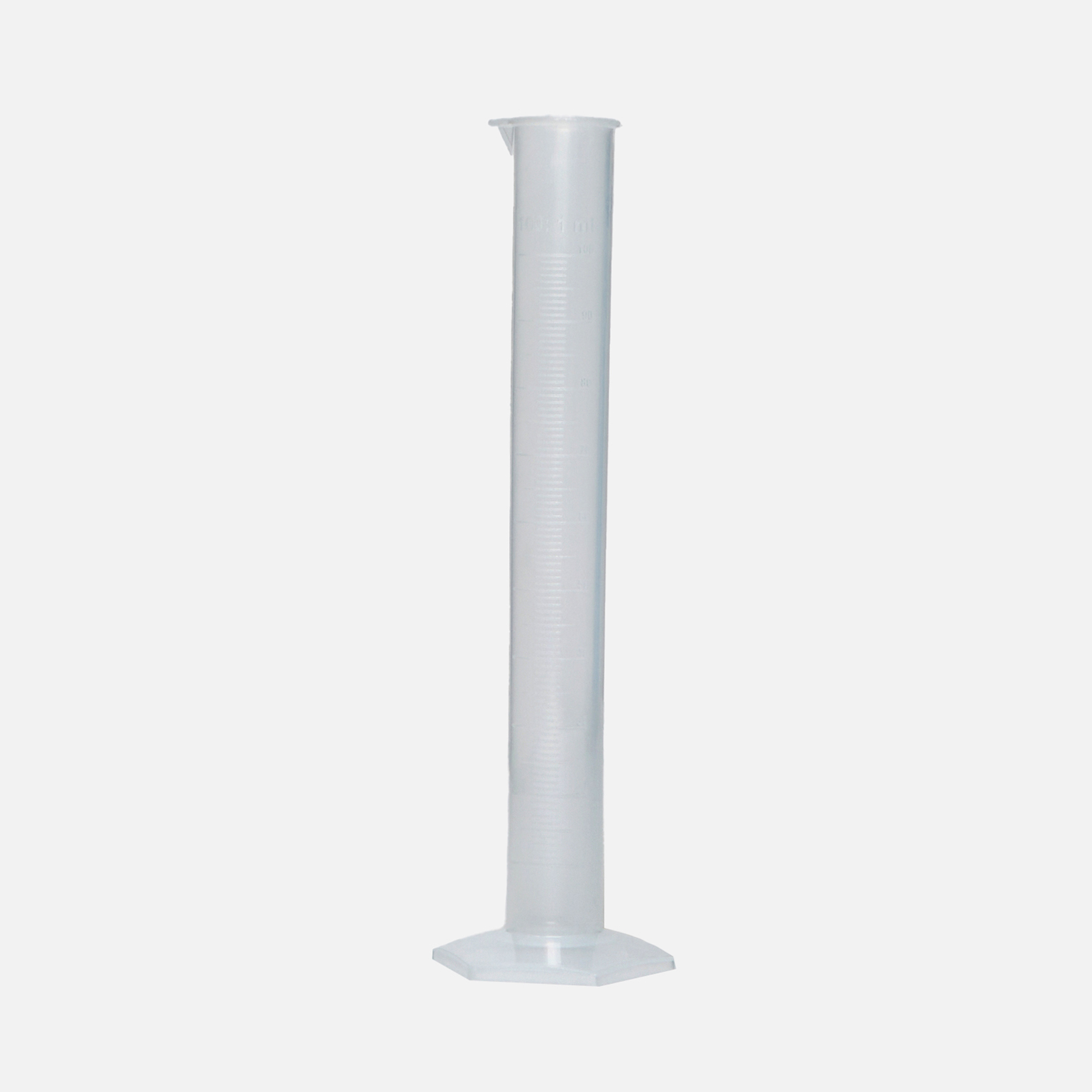 FE Measuring Cylinder Poly 100ml P10