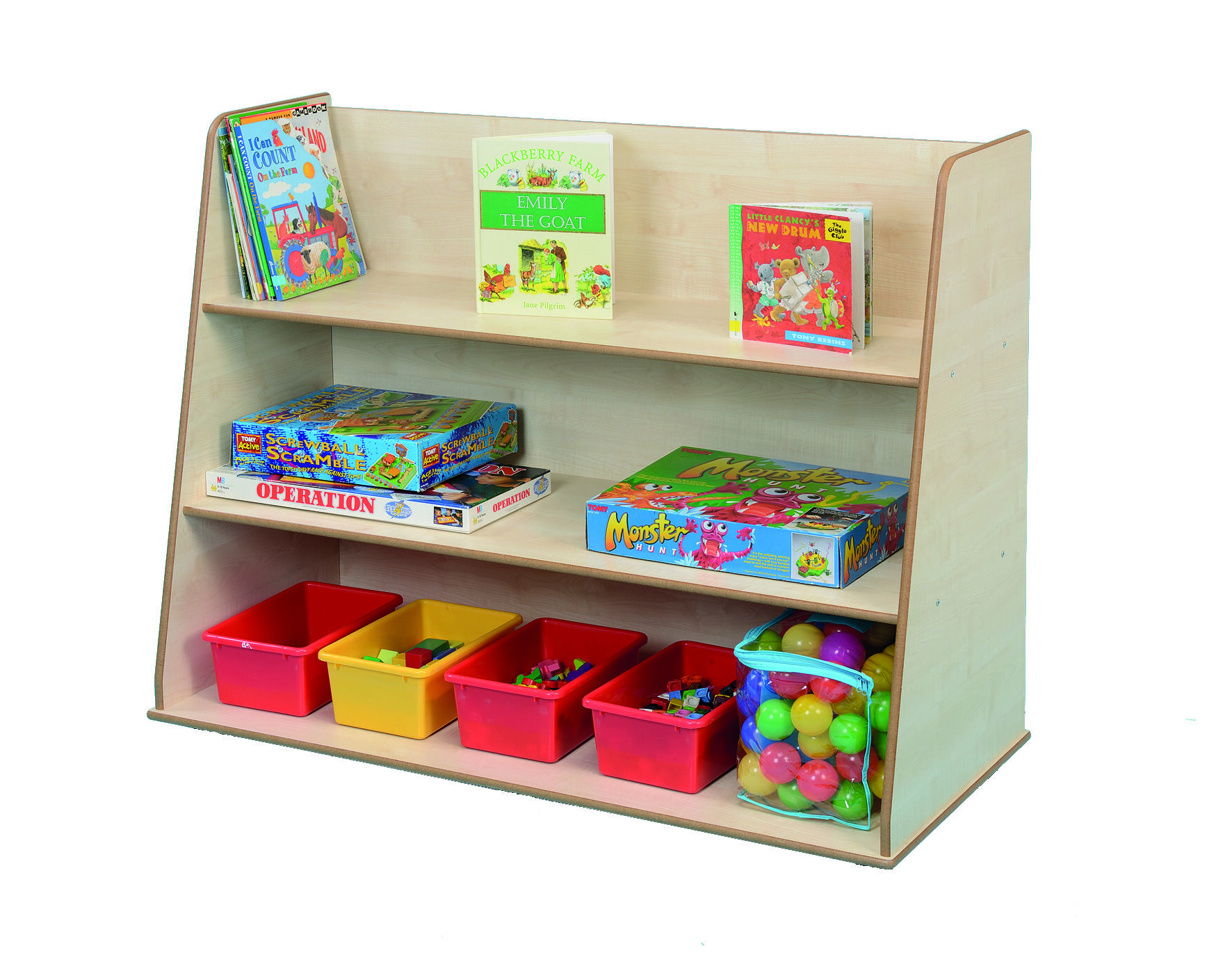 Free Standing Shelf - 540mm Deep - Maple