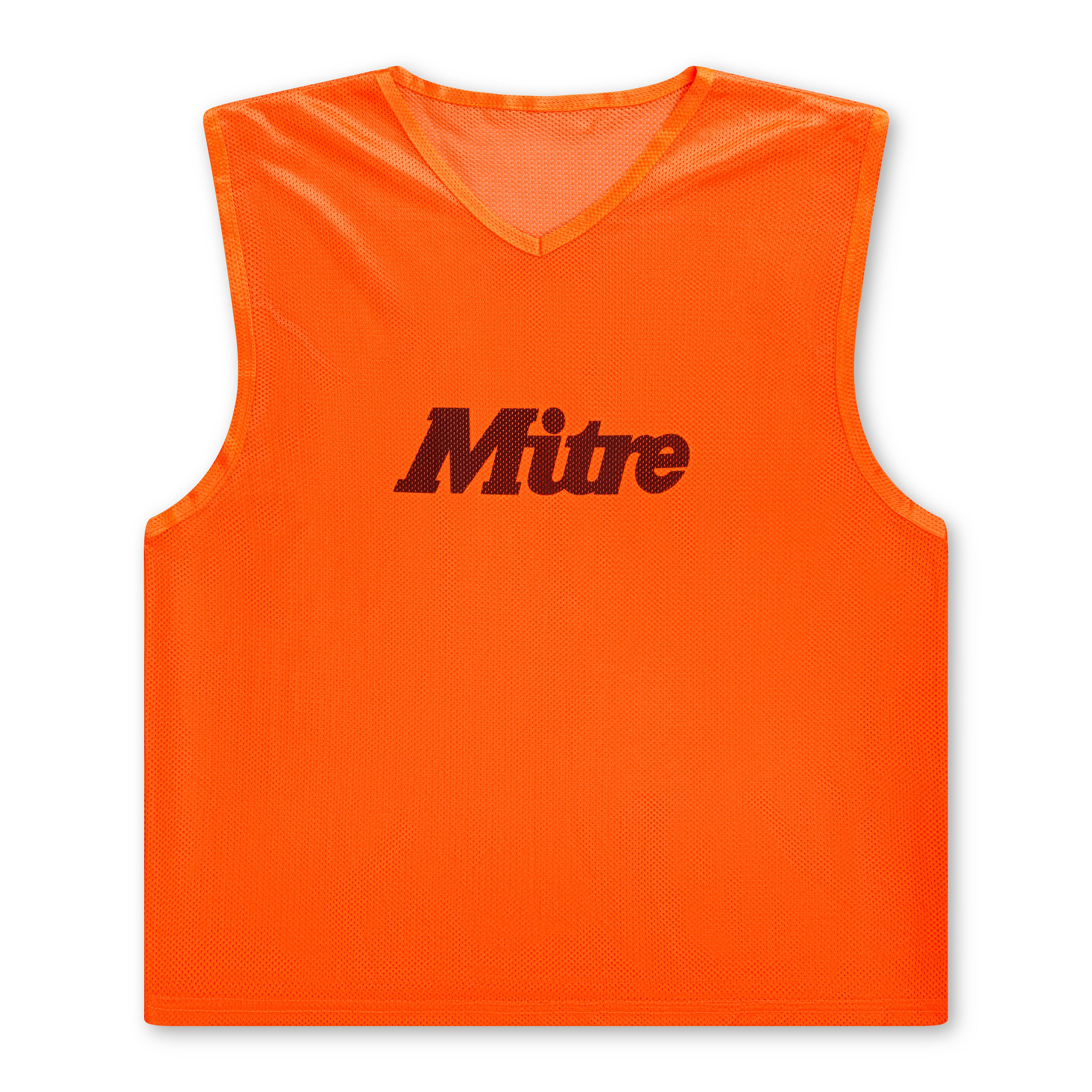 Mitre Pro Training Bib - Orange - Senior (XL-XXL)