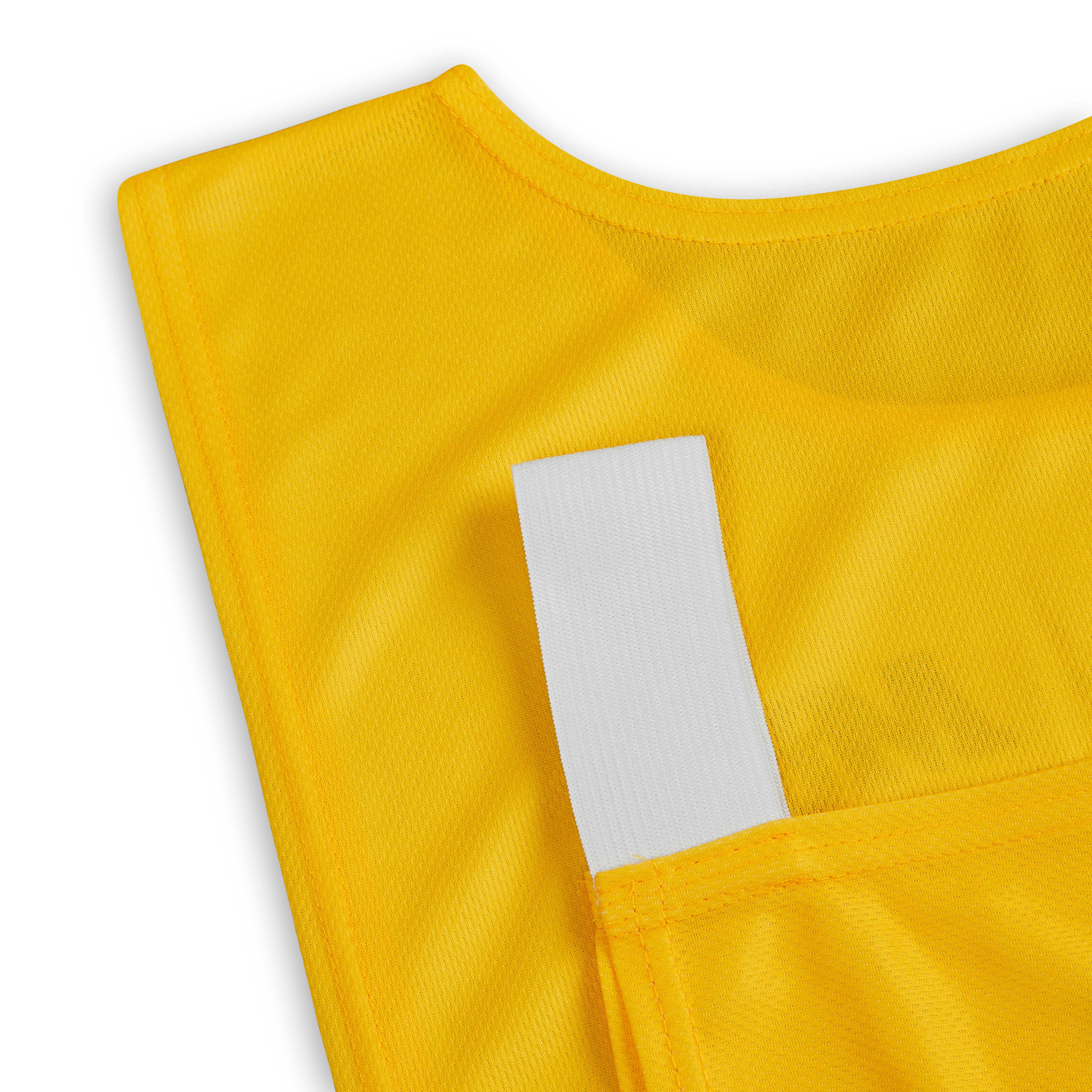 Mitre Pro Netball Bib-YEL-M-PK7