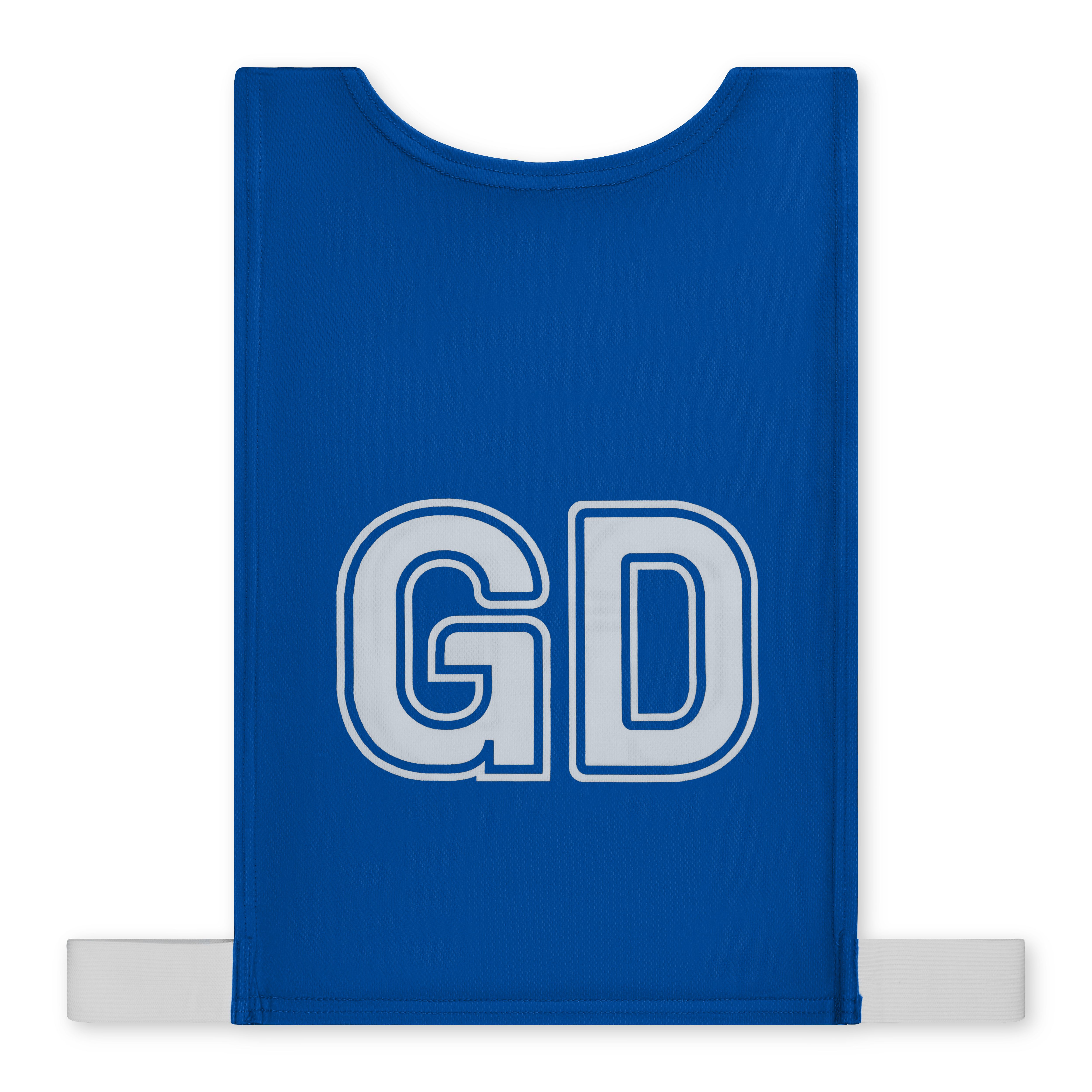 Mitre Pro Netball Bib-BLU-L-PK7