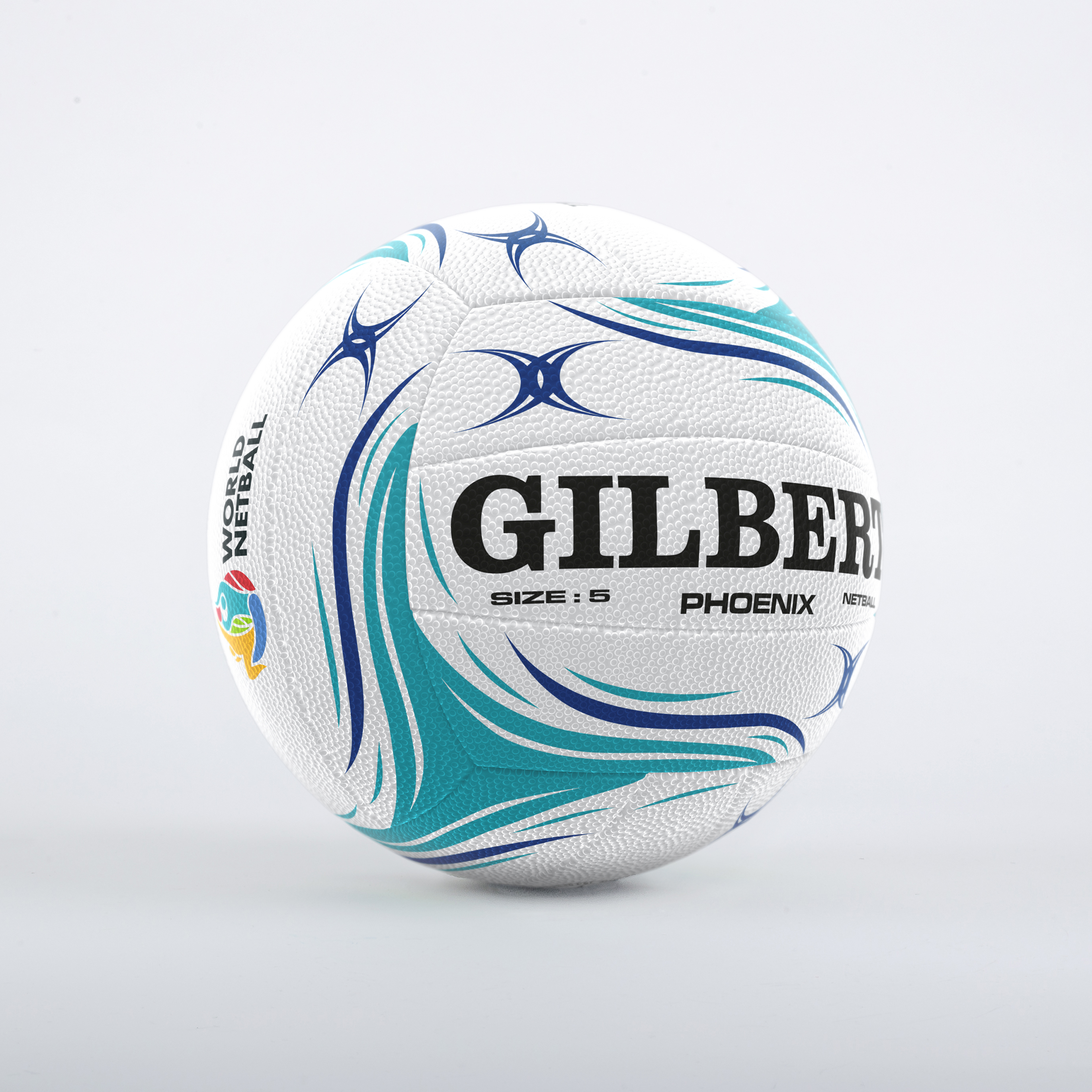 Gilbert Phoenix Match Netball-WHTTEAL-4