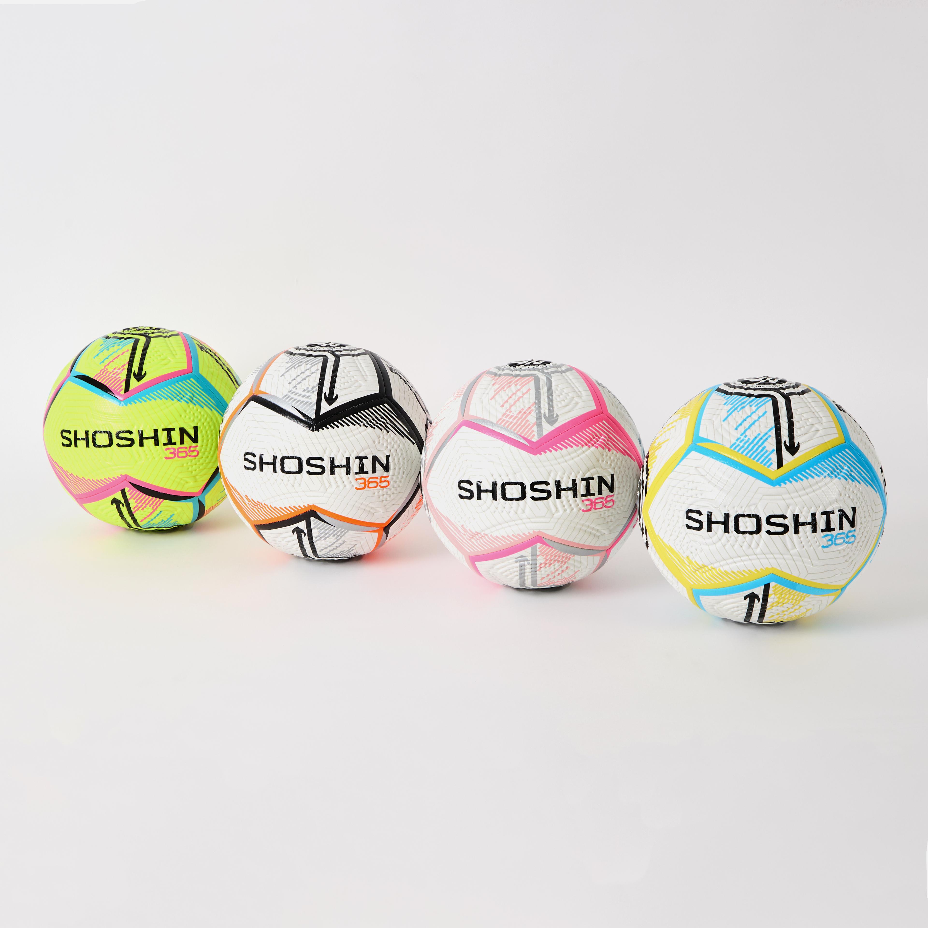 SHOSHIN 365 Training Football - White/Pink/Grey - Size 5