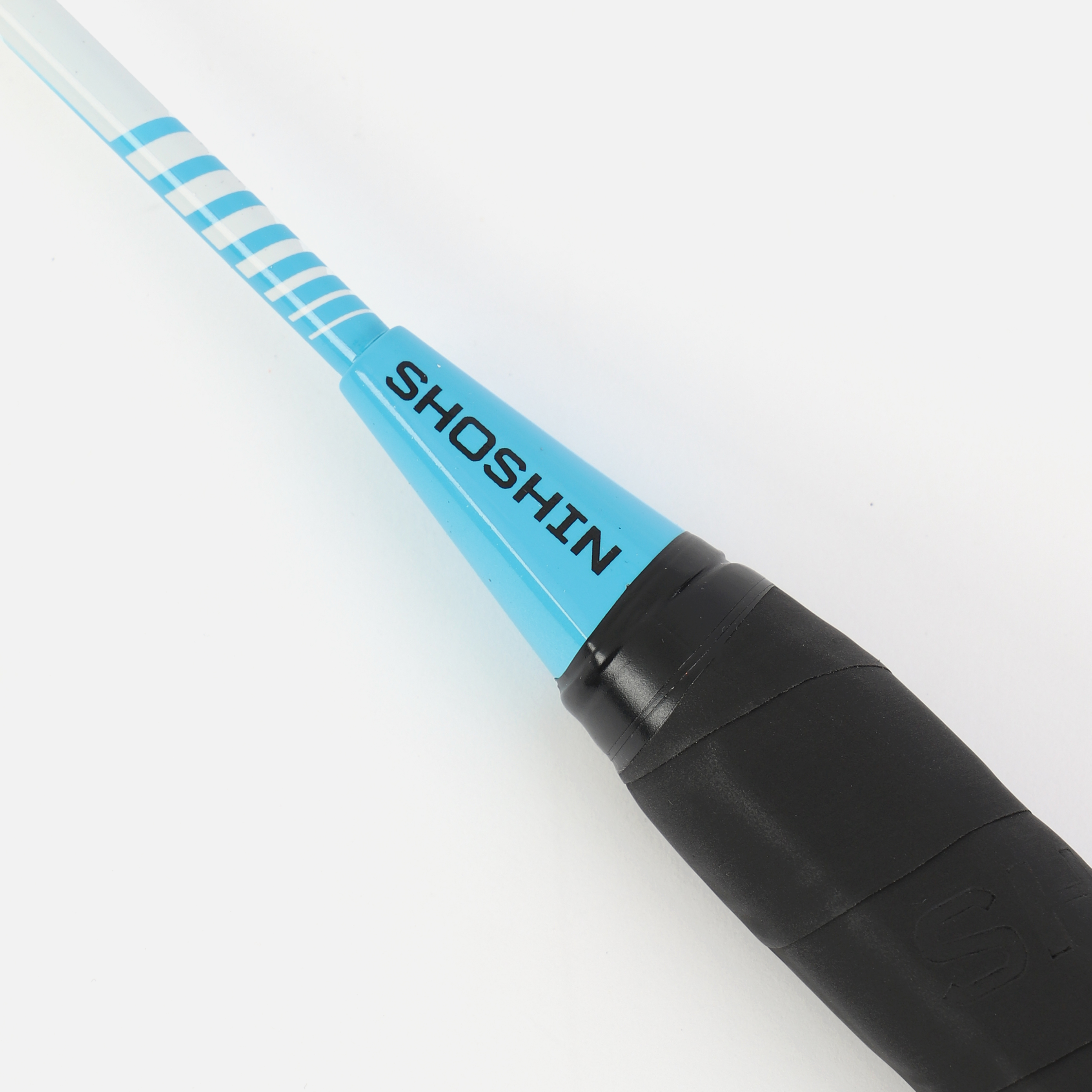 SHOSHIN Badminton Racquet-WHTBLUYEL-23in