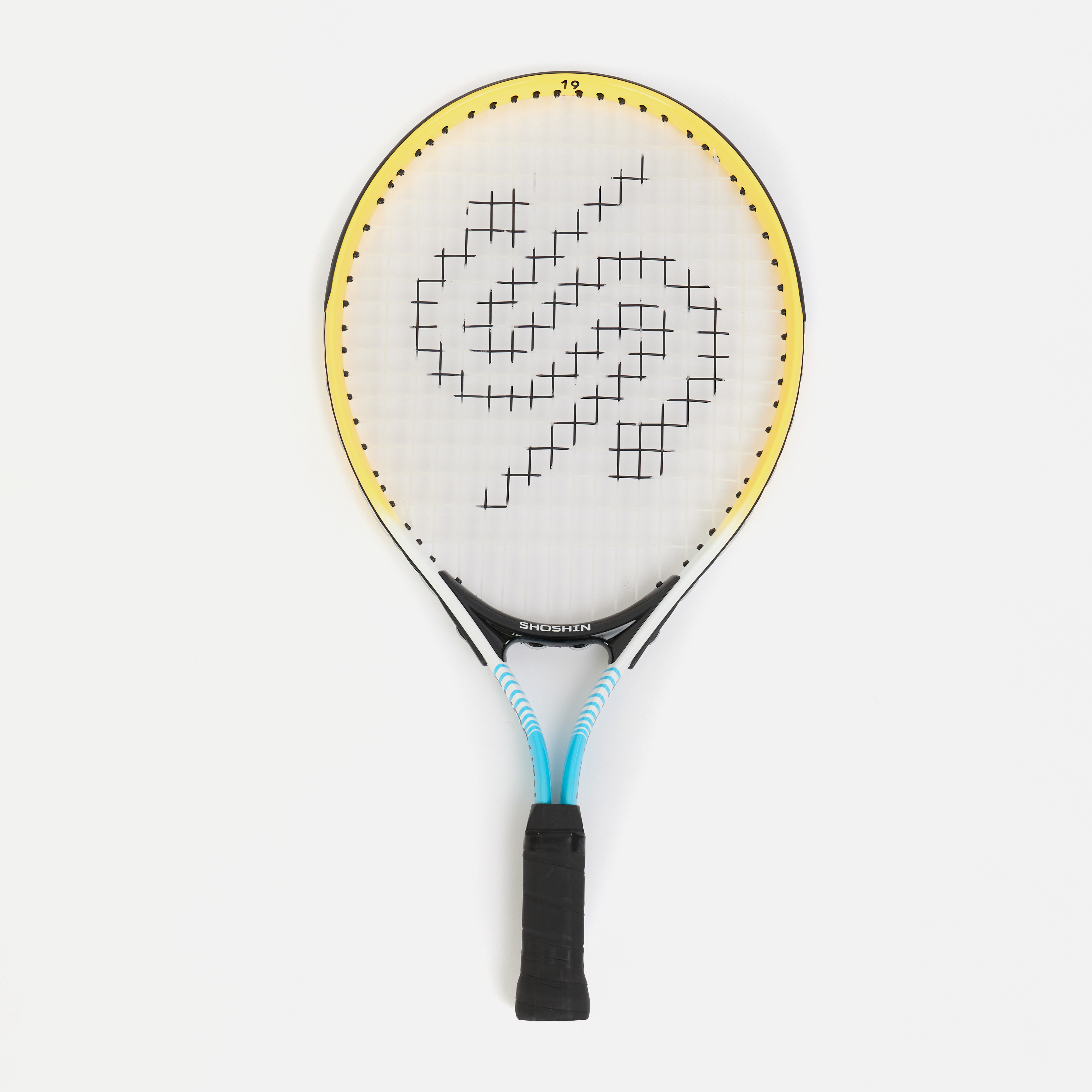 SHOSHIN Tennis Racket-WHTBLUYLW-19