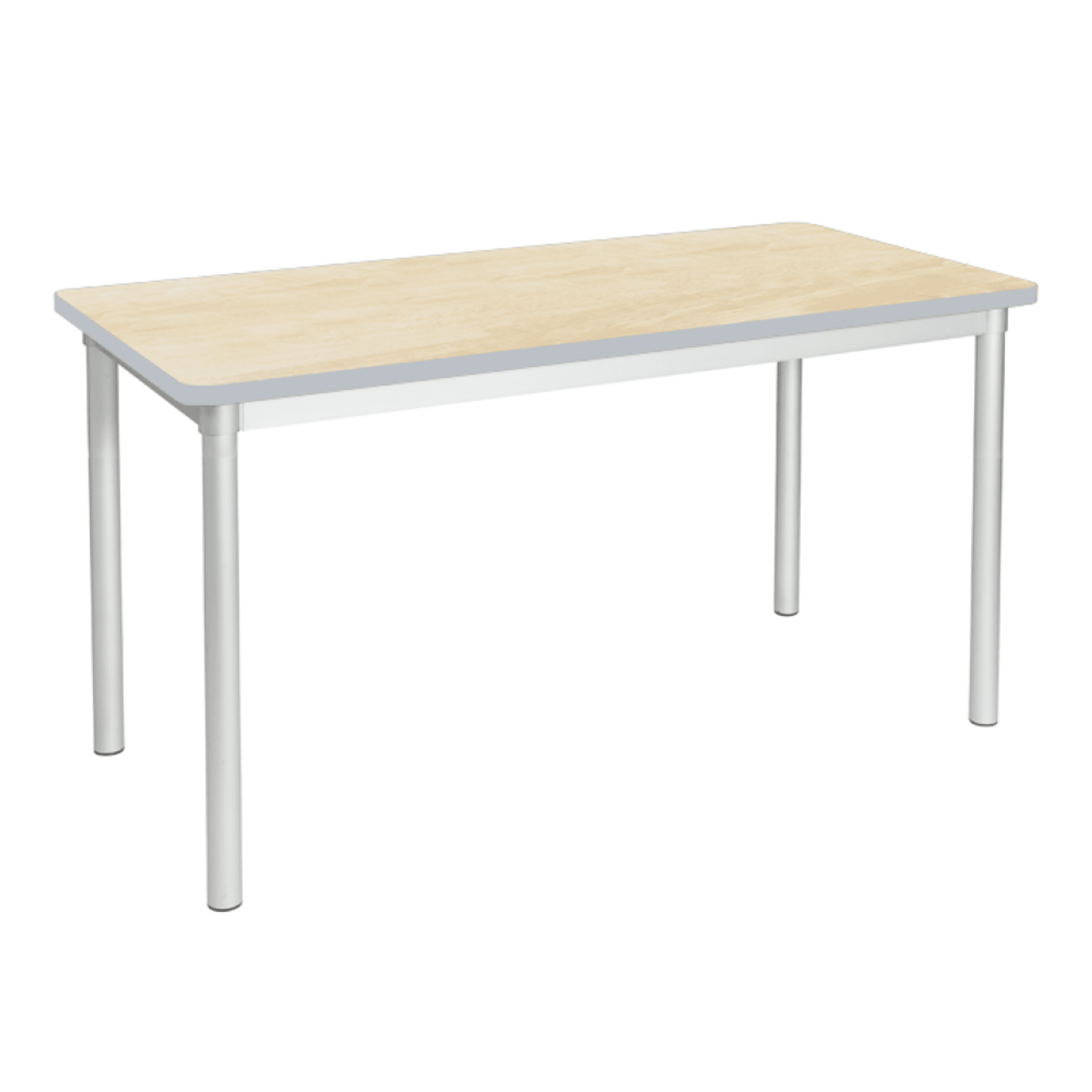 Galt Dining Table Tables - Silver Frame - L 1400 x W 750 mm